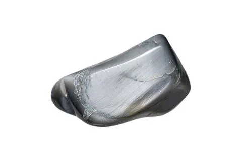 Silver tiger eye gemstone 库存照片