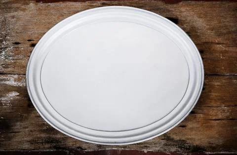 Silver tray Stock Photos