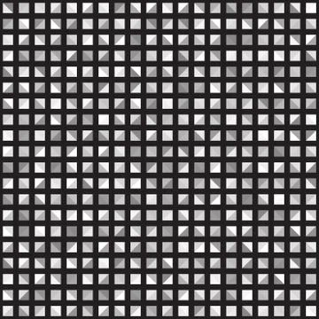 Silver triangle pattern. Seamless vector Stock Illustration