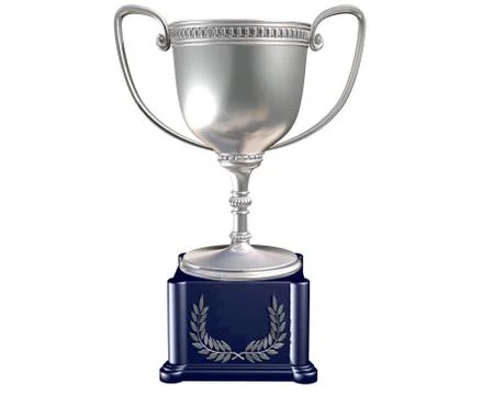 Silver trophy Illustrazione stock