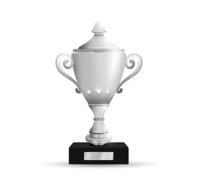 A silver trophy Stock-Illustration