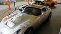 Silver TVR Sagaris exhibition automobile in showroom 4k 4k or 4k+ Resolution