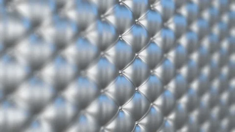 The silver upholstery Stock Footage 74125966