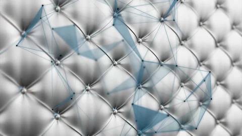 The silver upholstery Stock Footage 74149102