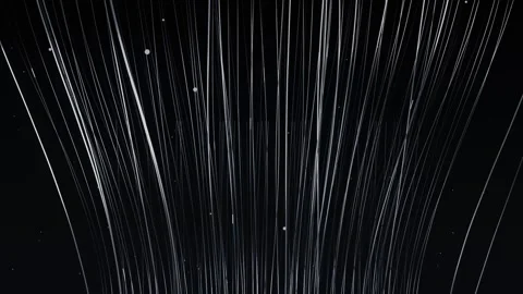 Silver Vertical Light Streaks on Black Loop Stock Footage 344590131