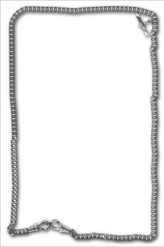 Silver Watch Chain Stock Illustration