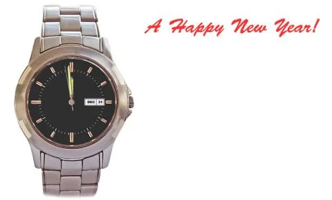 Silver watch Stock Illustration