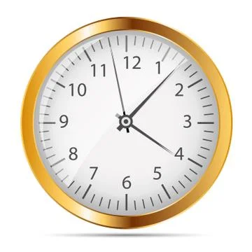 Silver watch vector illustration Stock Illustration