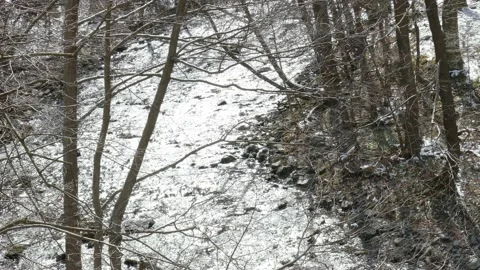 Silver water surface Video stock 229096841