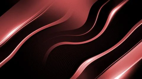 Silver Wave in Maroon or Red Background. Stock Illustration