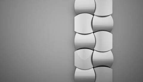 Silver waves elegance background rendered Stock Illustration