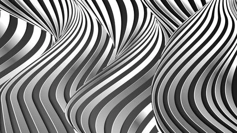Silver waves pattern. Stainless steel background vector. EPS 10 Illustrazione stock