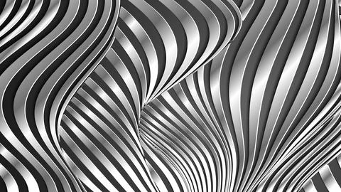 Silver waves pattern. Stainless steel background vector. EPS 10 Illustrazione stock