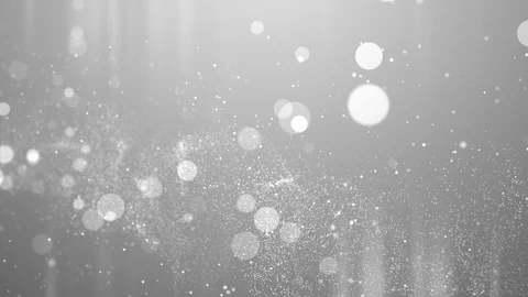 Silver white abstract particle flow award presentation with glitter effect Stock Footage 126087525