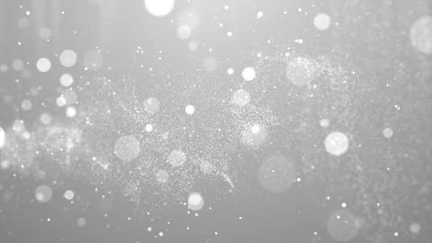 Silver white abstract particle flow award presentation with glitter effect on Stock Illustration
