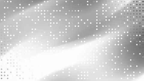 Silver white background with blink dots overlay Stock Footage 319522560