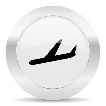 Silver white web glossy icon Ilustración de archivo