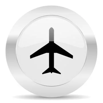 Silver white web glossy icon Ilustración de archivo