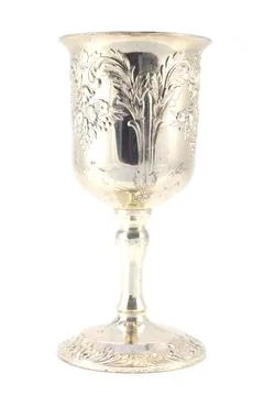 Silver Wine Cup Stock Photos
