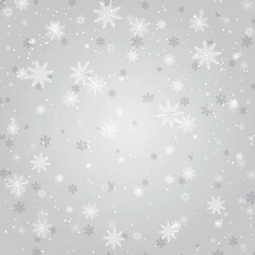 Silver winter abstract background. Stock Illustration