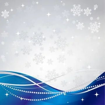 Silver winter abstract background. Stock Illustration