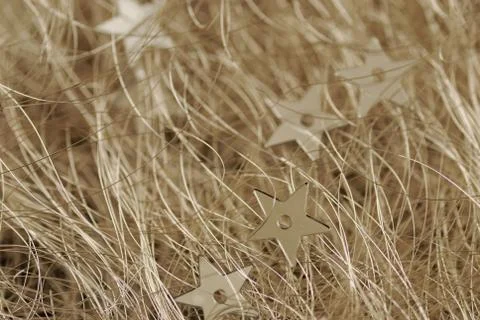 Silver wire. Close-up view, shallow deep of field Stock Photos