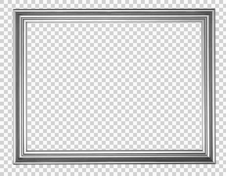 Silver wooden frame Stockfoto's