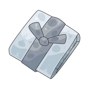 Silver wrap illustration Stock Illustration