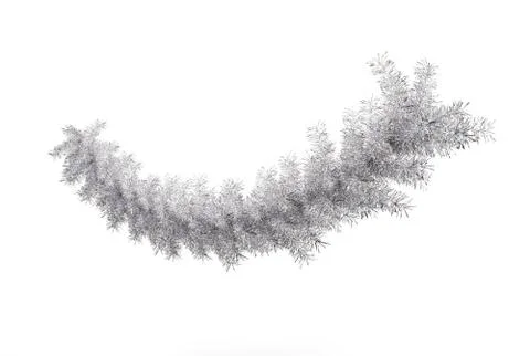 Silver Xmas Twig Stock Illustration