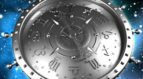 Silver Zodiac Gadget Stock Footage 23847235