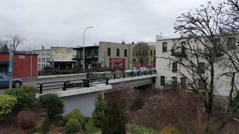 Silverton Oregon - City Stock Footage 131135655