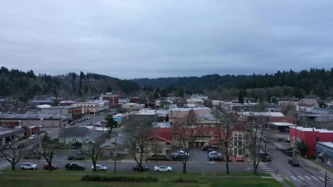 Silverton Oregon - City Stock Footage 131135775