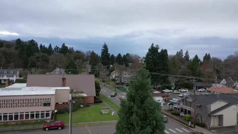 Silverton Oregon - City Stock Footage 131135804