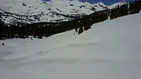 Silverton Snowy Mountains Stock Footage 81180130