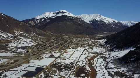 Silverton In Winter Stock Footage 81180377