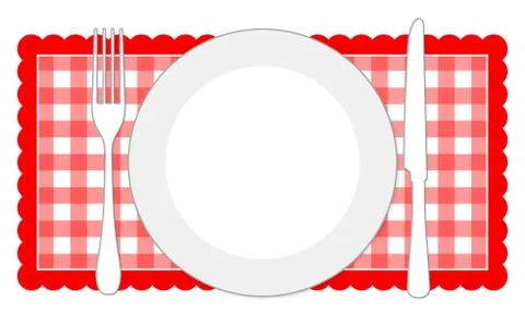 The silverware Stock Illustration