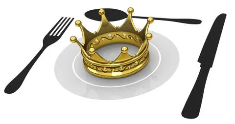 The silverware Stock Illustration