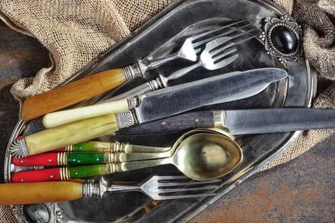 Silverware Foto stock