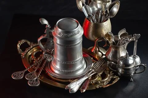 Silverware Stock Photos