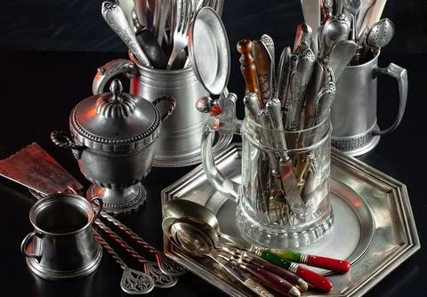 Silverware Stock Photos