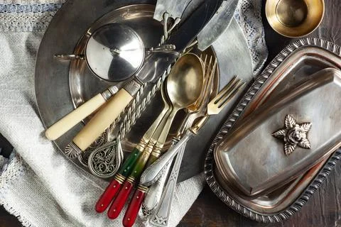 Silverware Stock Photos