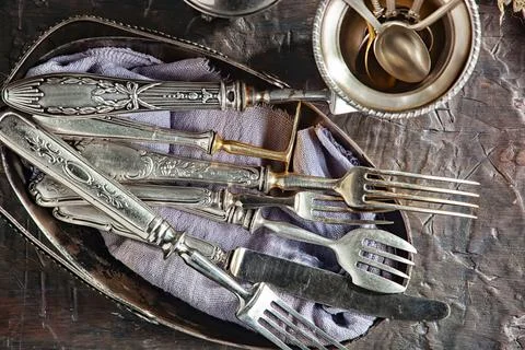Silverware Stock Photos