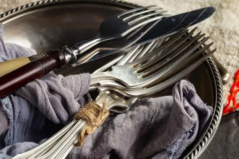 Silverware Stock Photos