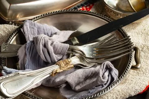 Silverware Stock Photos