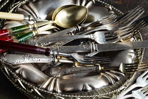 Silverware Stock Photos