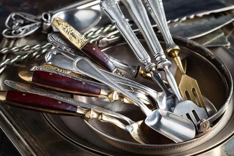 Silverware Stock Photos