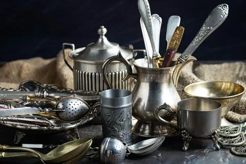 Silverware Stock Photos