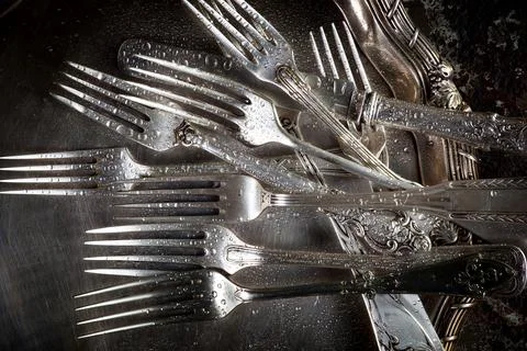 Silverware Foto stock