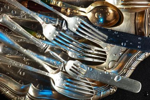 Silverware Stock Photos