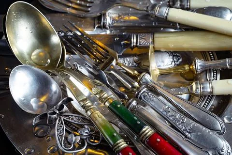 Silverware Stock-Fotos